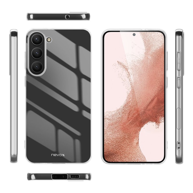 nevox StyleShell Flex coque de protection pour téléphones portables 16,8 cm (6.6") Housse Transparent