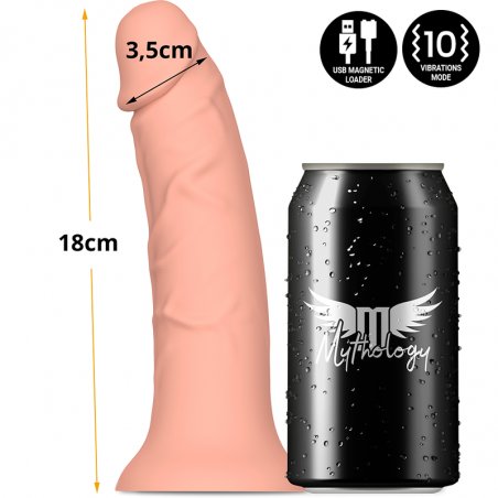 MYTHOLOGY ASHER ORIGINAL DILDO S - VIBRATOR WATCHME WIRELESS TECHNOLOGY COMPATIBLE