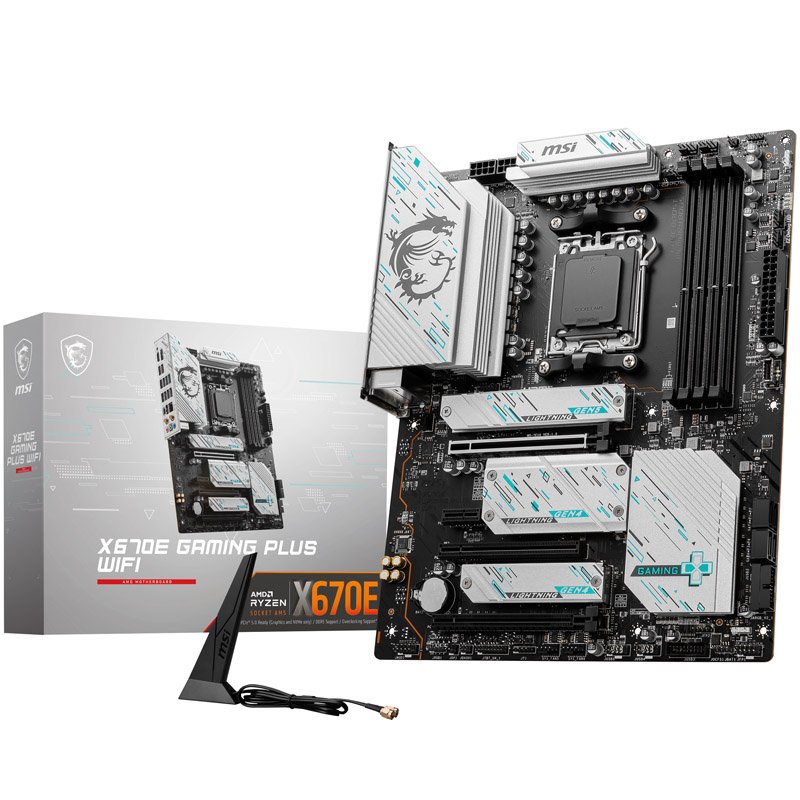 MB MSI AMD AM5 X670E GAMING PLUS WIFI
