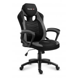 Huzaro FORCE 2.5 GREY MESH Fauteuil de gaming Siège respirant Noir, Gris