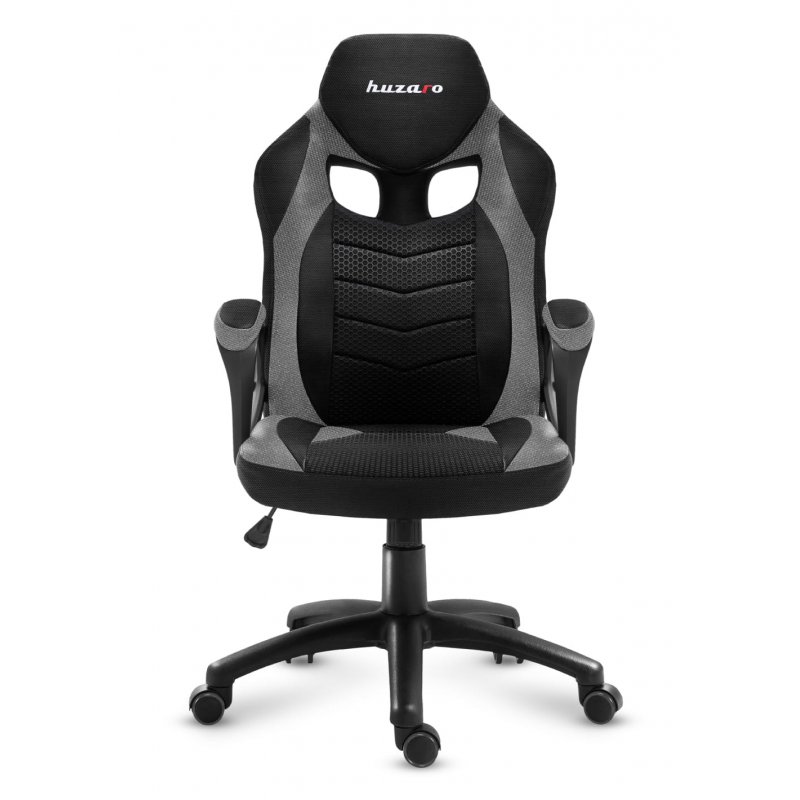 Huzaro FORCE 2.5 GREY MESH Fauteuil de gaming Siège respirant Noir, Gris