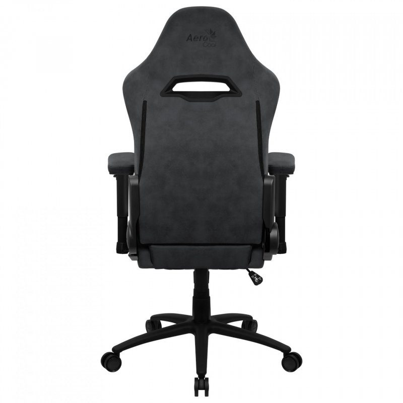 Aerocool ROYALSLATEGR Premium Ergonomic Gaming Chair Legrests Aerosuede Technology Grey