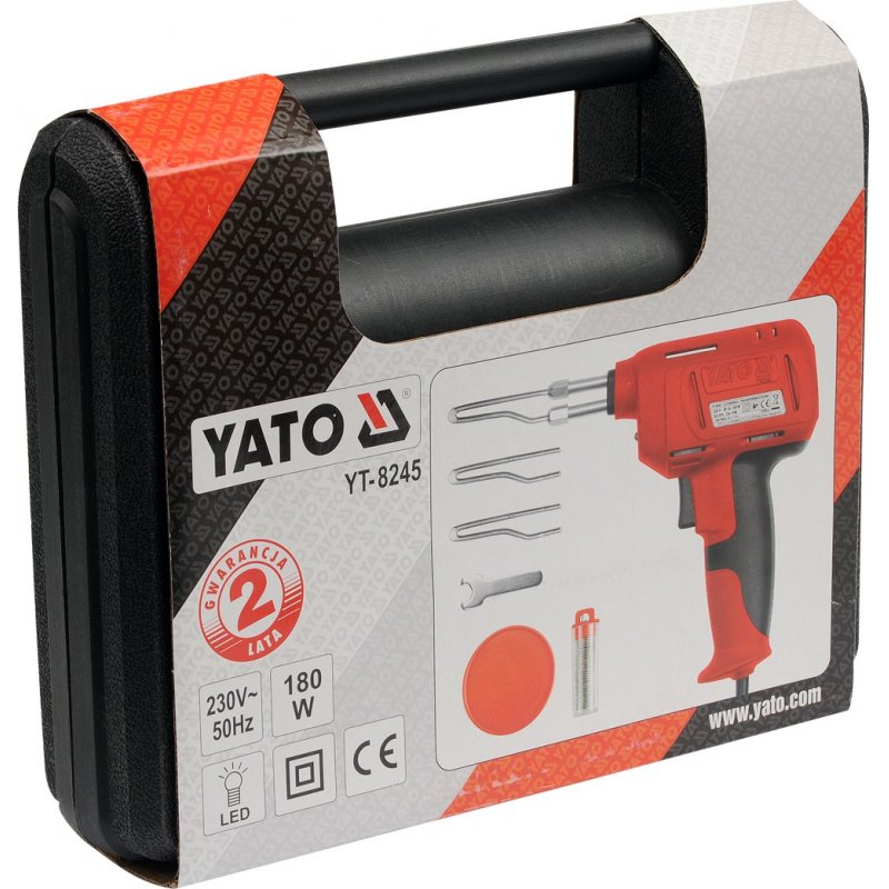 Yato YT-8245 fer à souder Noir, Rouge