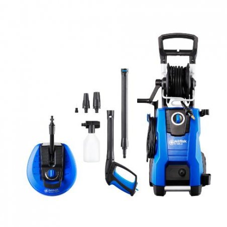 Nilfisk E 145.4-9 POWER X-TRA EU pressure washer upright 500 l/h 2100 W Blue Black