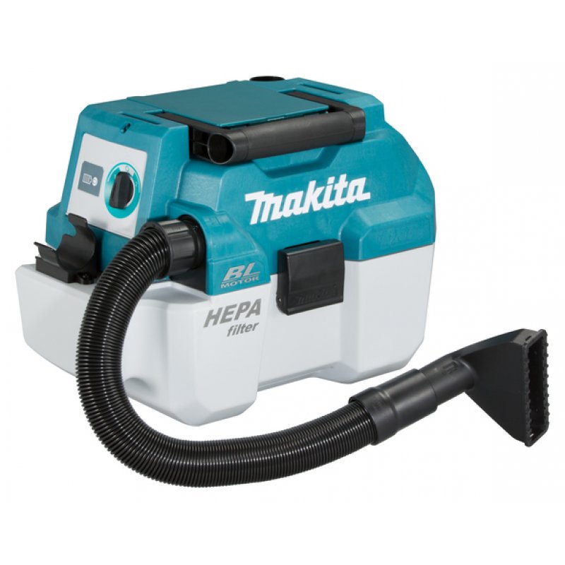 Makita DVC750LZX1 dépoussiéreur Bleu, Blanc 7,5 L 55 W