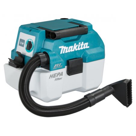 Makita DVC750LZX1 dépoussiéreur Bleu, Blanc 7,5 L 55 W