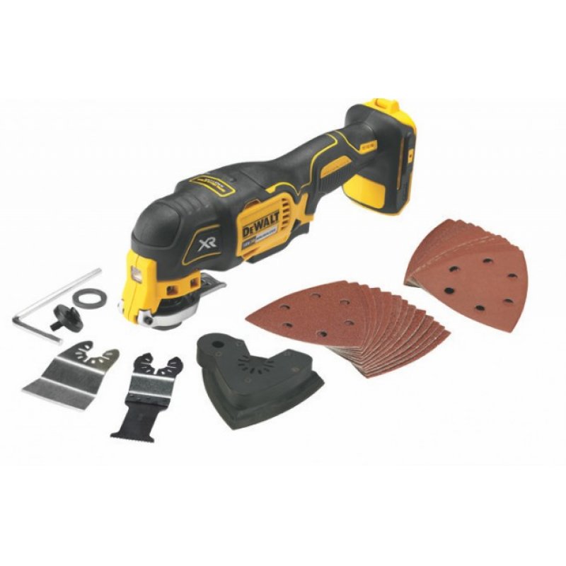 DeWALT DCS355N oscillating multi-tool Black Yellow 20000 OPM