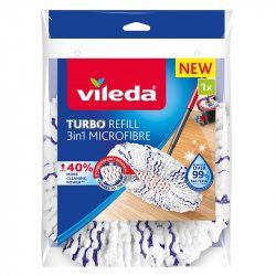 Vileda 4023103227439 accessoire pour éponger Tête de serpillère Bleu, Blanc