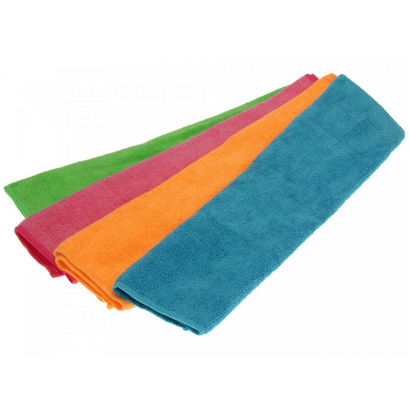 Vileda 141413 cleaning cloth Microfibre Blue, Green, Orange, Red 4 pc(s)