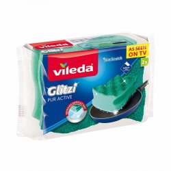 Profiled Sponge Scourer Vileda Pur Active 2 pcs.