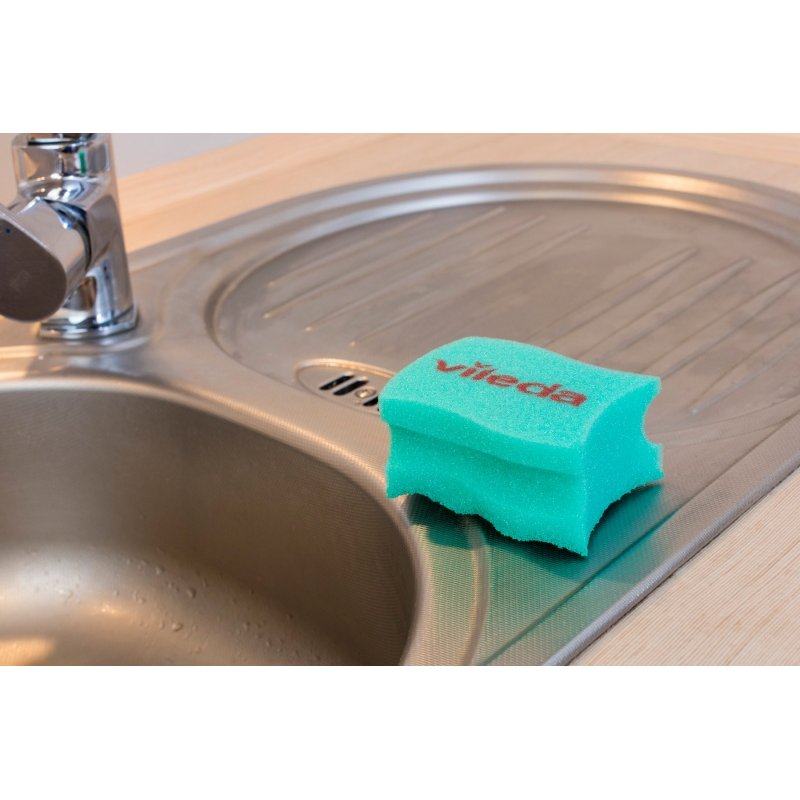 Vileda 4023103070240 éponge de grattage Polyuréthane (PU) Vert