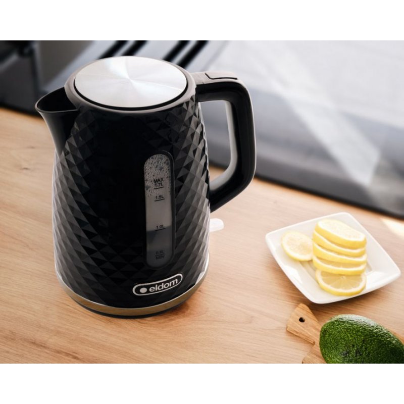 ELDOM C280C ELLI electric kettle 1.7 L 2200 W Black
