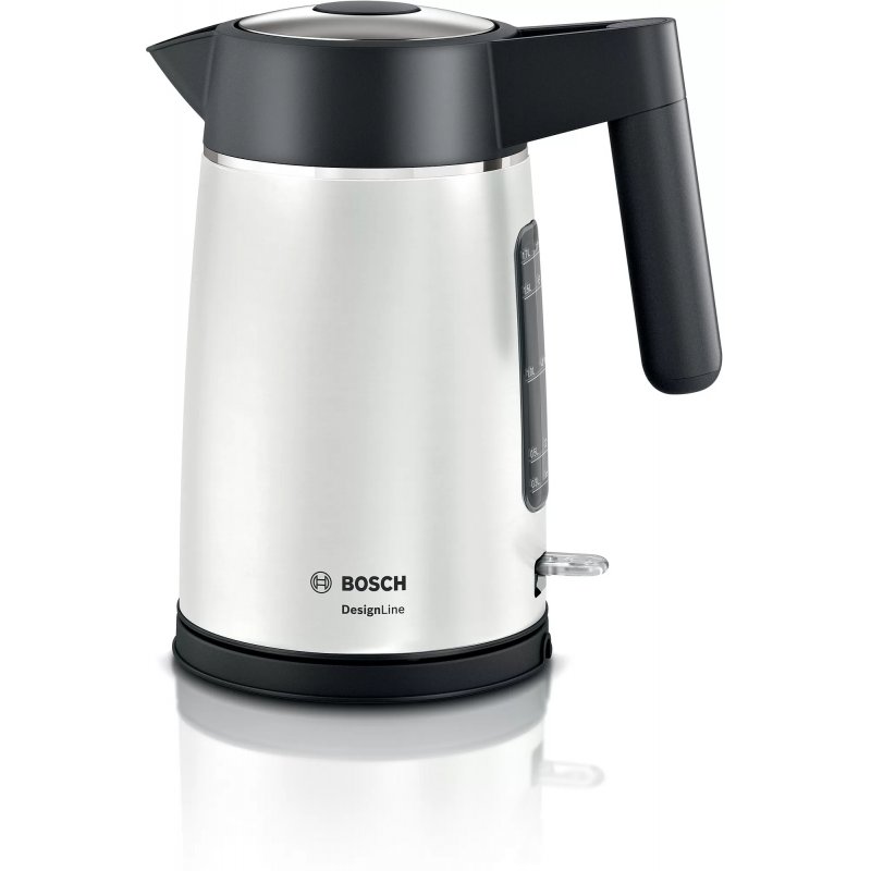 Bosch DesignLine bouilloire 1,7 L 2400 W Noir, Argent