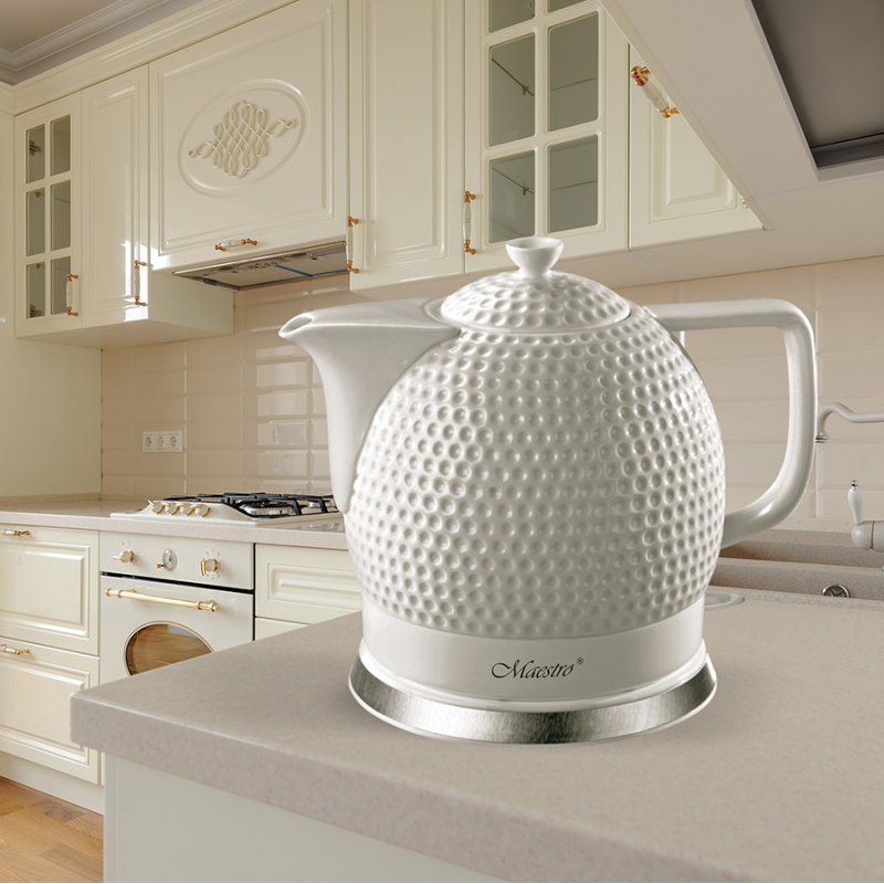 Feel-Maestro MR067 bouilloire 1,5 L 1200 W Blanc