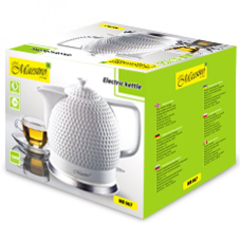 Feel-Maestro MR067 bouilloire 1,5 L 1200 W Blanc