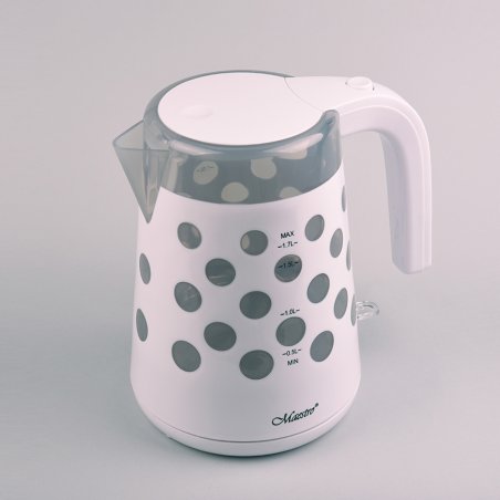 Feel-Maestro MR045 white electric kettle 1.7 L 2200 W
