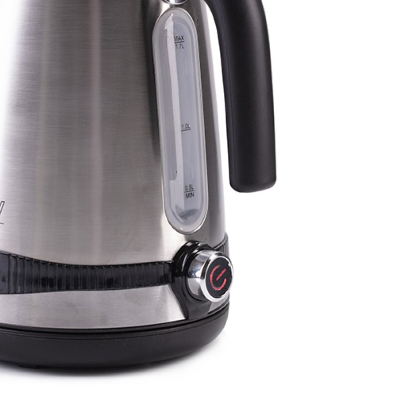 Camry Premium CR 1291 electric kettle 1.7 L 2200 W Black, Stainless steel