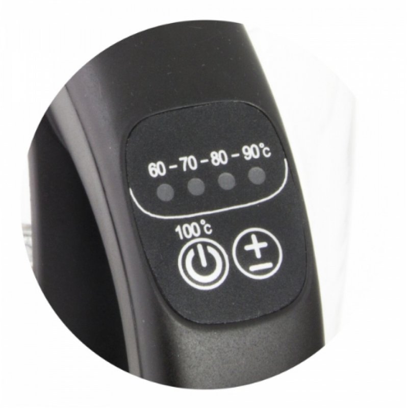 Esperanza EKK027 electric kettle 1.7 L 2200 W Black, Transparent