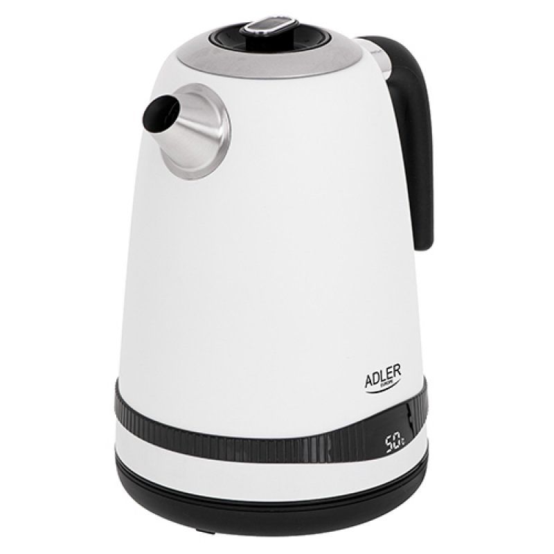 Adler AD 1295w bouilloire 1,7 L 2200 W Noir, Blanc
