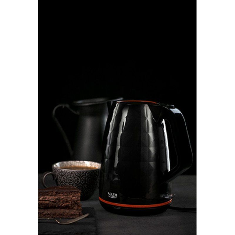 Adler AD 1277 B bouilloire 1,7 L 2200 W Noir