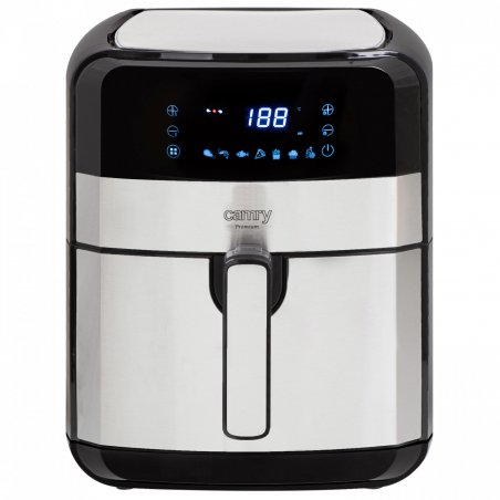Camry Premium CR 6311 fryer Single 5 L Stand-alone 2500 W Hot air fryer Black, Stainless steel