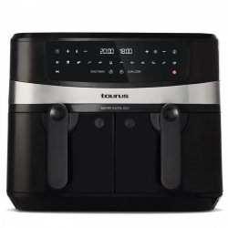 Taurus Air Fry Digital Duo Double 9 L 2200 W Friteuse d’air chaud Noir