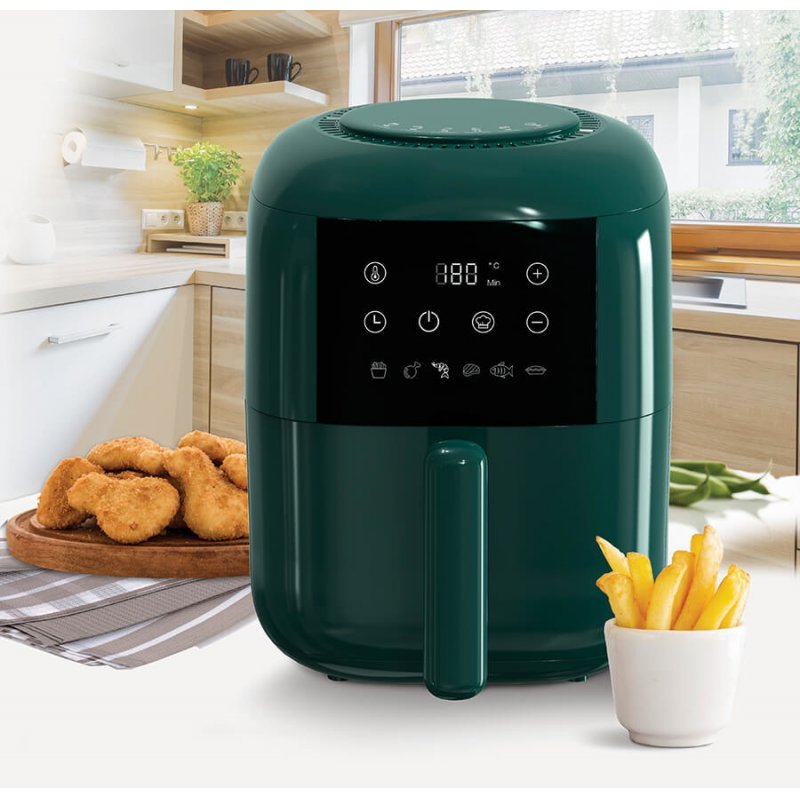 Feel-Maestro MR-755 friteuse 3 L 1200 W Friteuse d’air chaud Vert