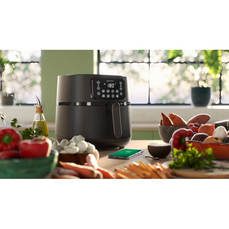 Philips 5000 series Série 5000 HD9285/93 Airfryer XXL Connecté, 16-en-1, Jusqu'à 6 portions