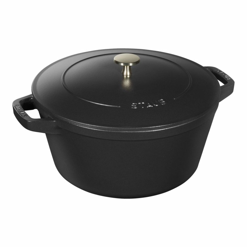Staub La Cocotte 4,2 L Rond Fonte Plat à cuisson