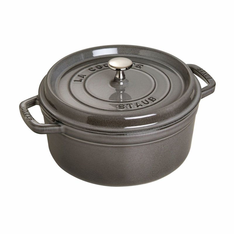STAUB Cast iron round pot 40500-246-0 3.8l graphite
