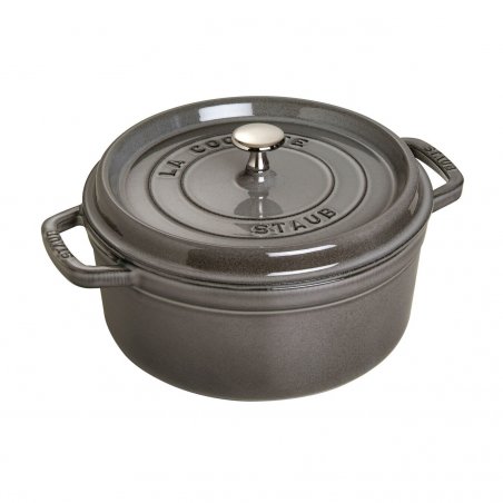 Staub Cocotte 3,8 L Rond Fonte Plat à cuisson