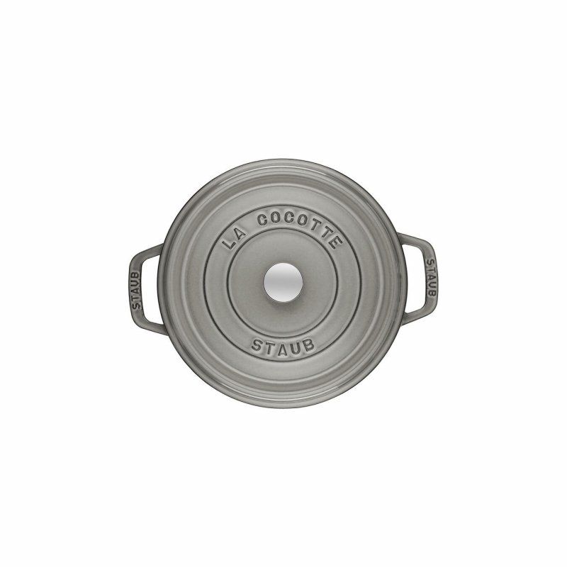 Staub 40509-312-0 casserole à sauce 5,25 L Rond Graphite, Gris