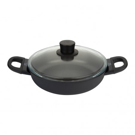 Frying Pan Ballarini Avola Deep with 2 handles titanium 24 cm 75002-922-0