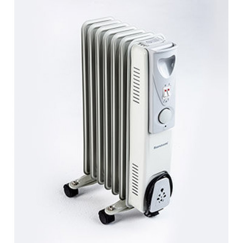 Ravanson OH-07 electric space heater Indoor Grey 1500 W Oil electric space heater