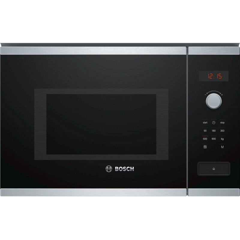 Bosch Serie 4 BFL553MS0 microwave Built-in Combination microwave 25 L 900 W Black Stainless steel