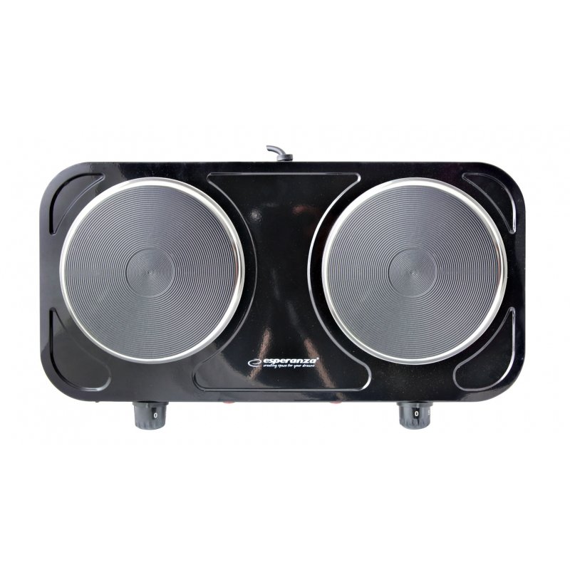 Esperanza EKH010K Electric cooker top 2 heating fields black