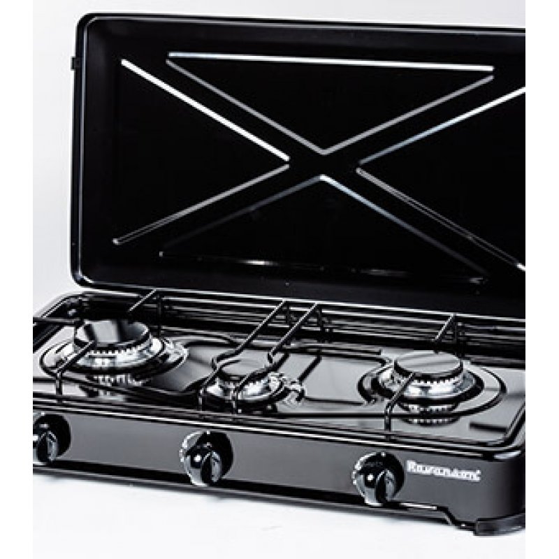 Countertop Hob Gas Ravanson K-03TB [white 3 zone(s)]