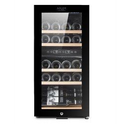 Adler AD 8080 refroidisseur à vin Refroidisseur de vin compresseur Pose libre Noir 24 bouteille(s)