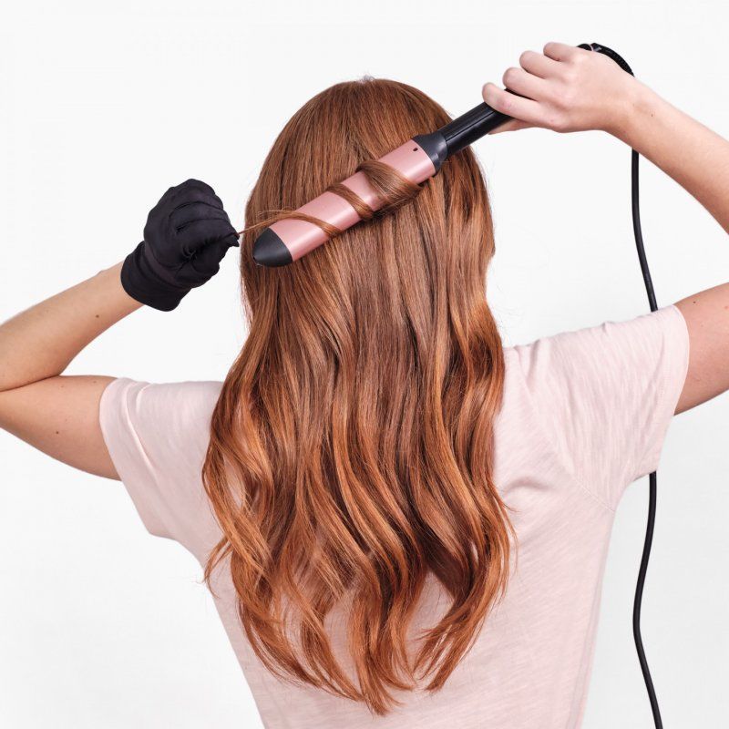 BaByliss Oval Wand Curling iron Warm Black 57 W 98.4 (2.5 m)