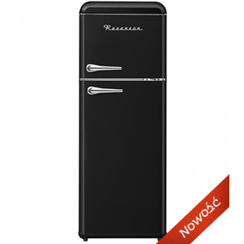 Ravanson LKK-210RB réfrigérateur-congélateur Pose libre E Noir