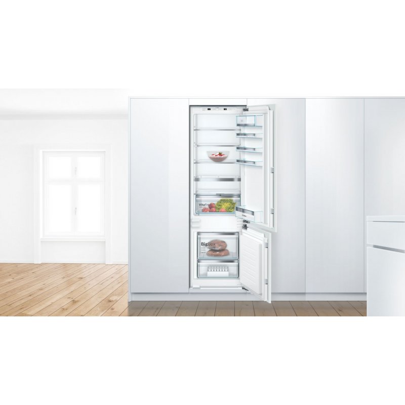 Bosch Serie 6 KIS87AFE0 réfrigérateur-congélateur Intégré 272 L E Blanc