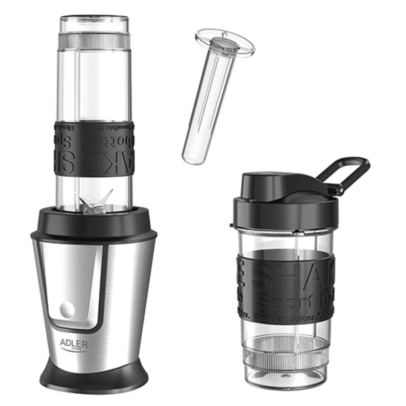 Adler AD 4081 blender 0.57 L Sport blender 800 W Black, Stainless steel, Translucent