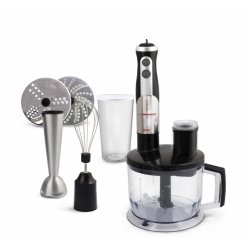 Esperanza EKM004 blender 0,6 L Mélangeur par immersion 800 W Noir, Argent, Transparent