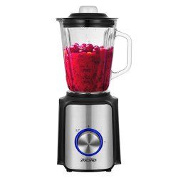Mesko Home MS 4080 blender 1,5 L Mélangeur de table 1200 W Myrtille, Acier, Transparent