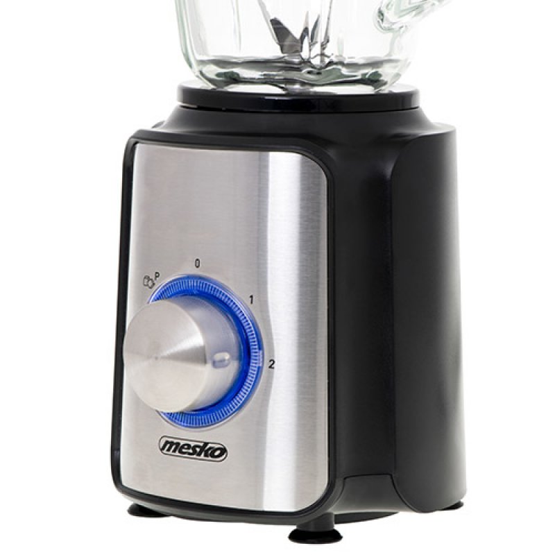 Mesko Home MS 4080 blender 1,5 L Mélangeur de table 1200 W Myrtille, Acier, Transparent