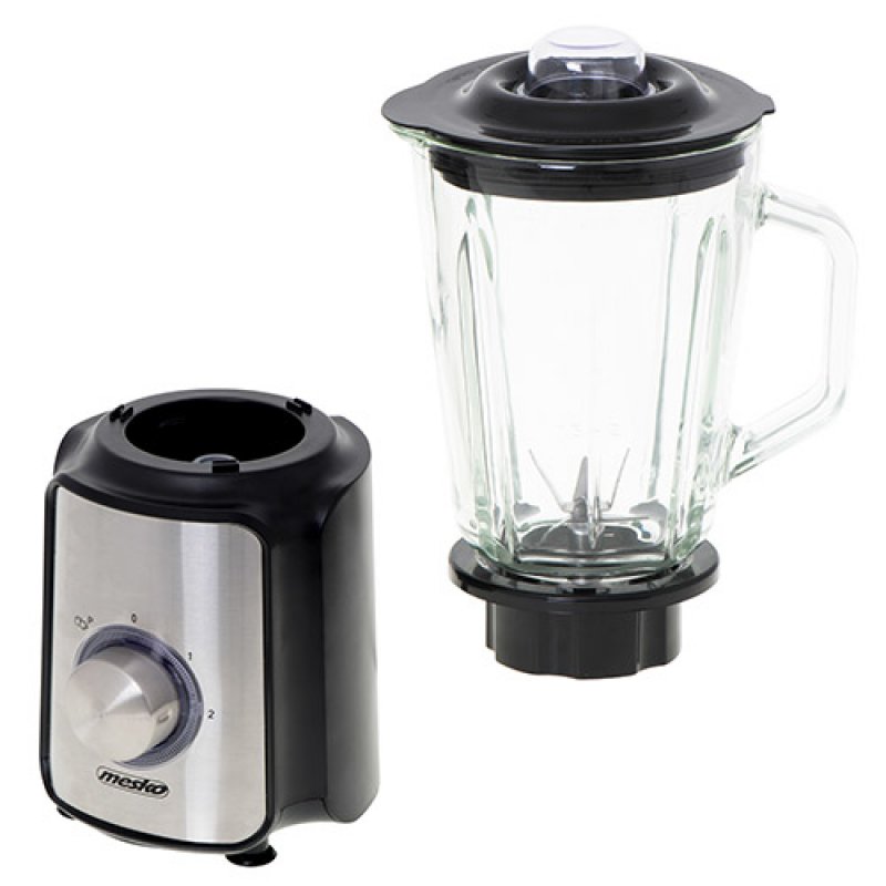 Mesko Home MS 4080 blender 1,5 L Mélangeur de table 1200 W Myrtille, Acier, Transparent