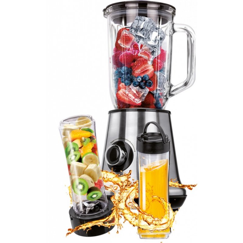 MPM MBL-15M blender 1 L Mélangeur de table 450 W Acier inoxydable