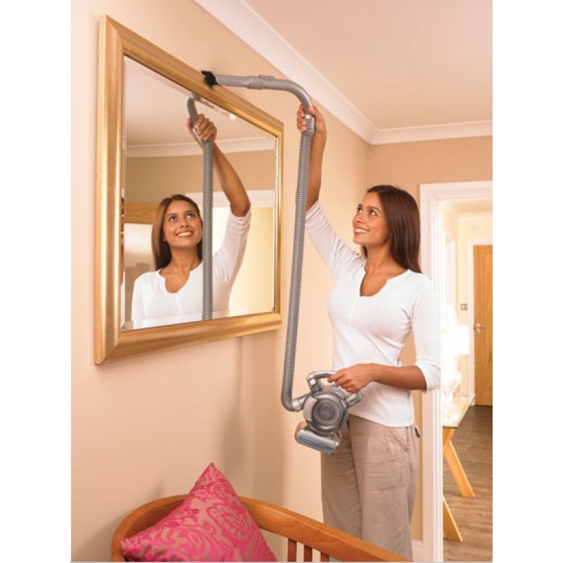 Black & Decker PD1820LF handheld vacuum Black, Chrome Bagless