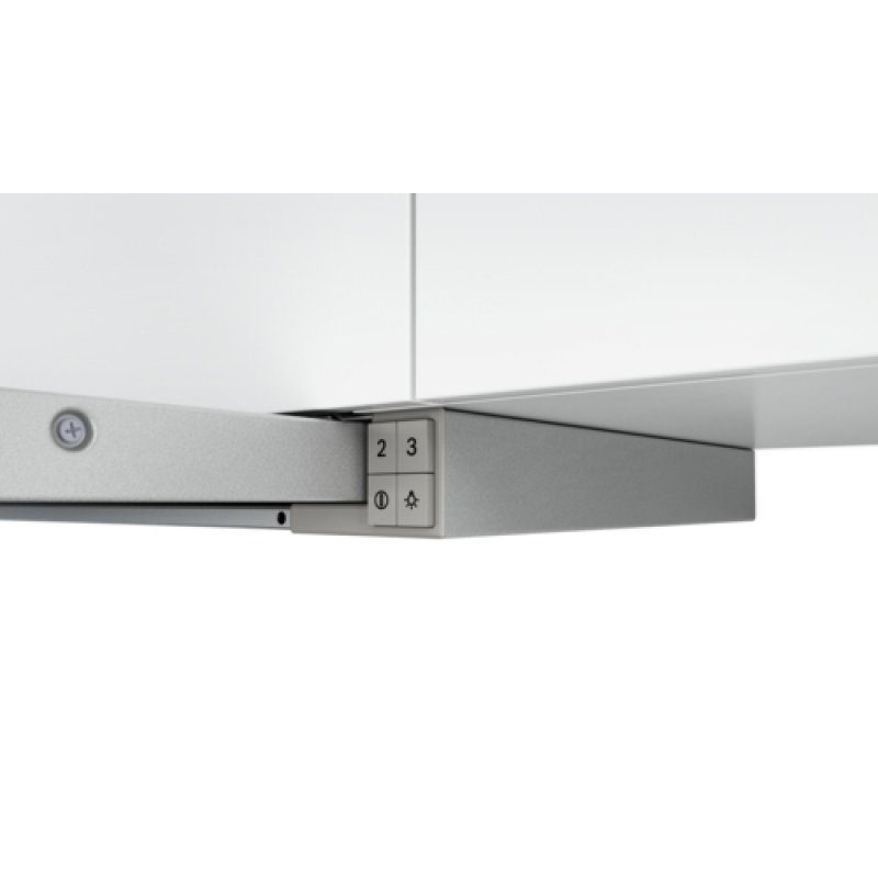 Bosch Serie 4 DFT63AC50 cooker hood Semi built-in (pull out) Silver 360 m3/h D