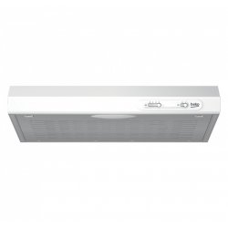 Beko CFB 5310 W hotte Montée au mur Blanc 125 m³/h D